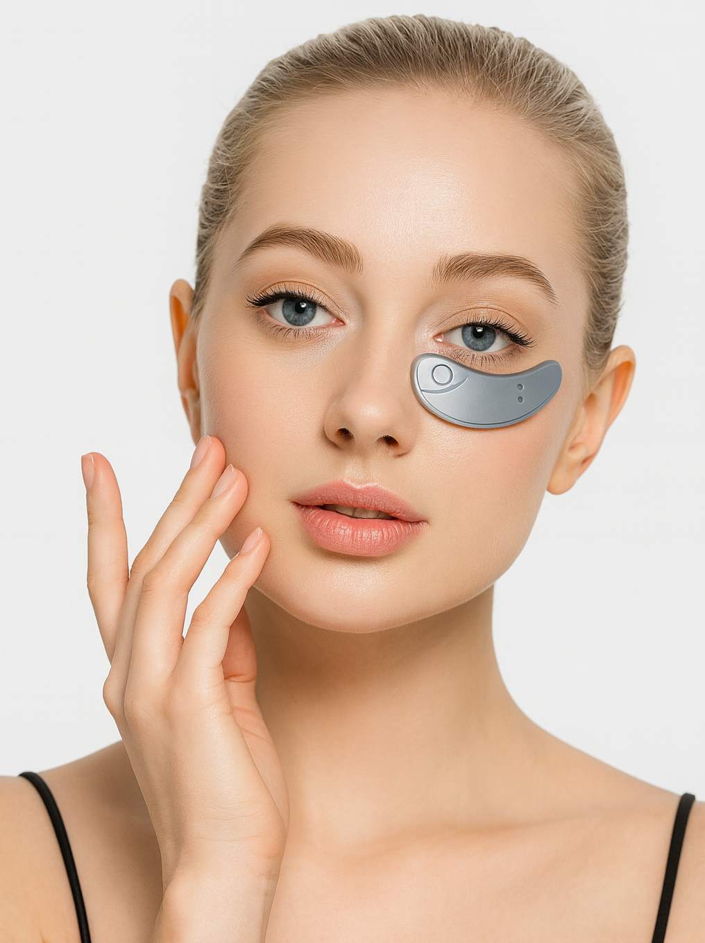 At-home LED under eye device used to target dark circles and puffiness