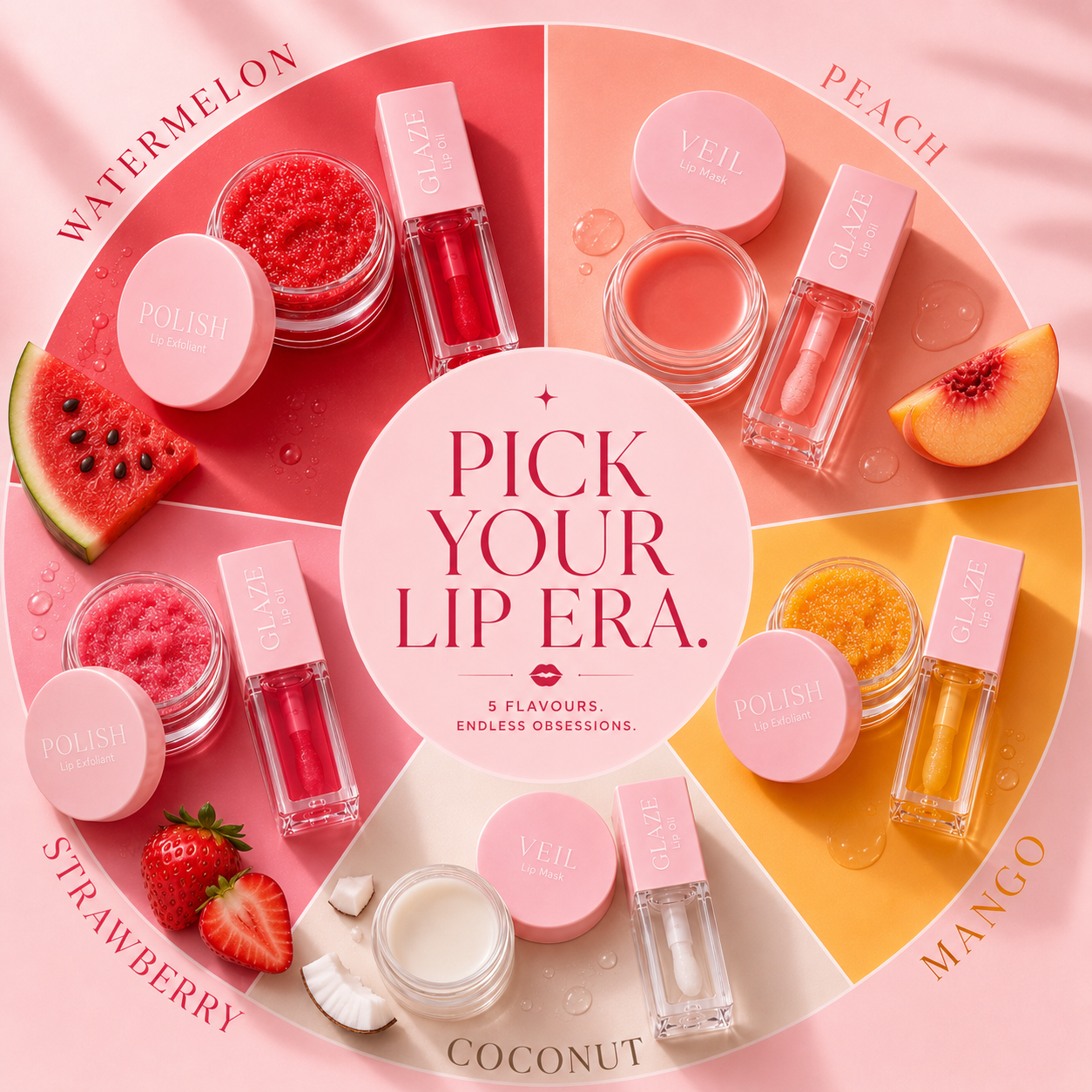 The Lip Ritual Kit | Lip Scrub, Lip Mask & Lip Oil