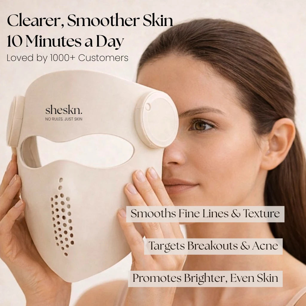 Luméskn LED face mask for breakouts, fine lines, skin texture and brighter-looking skin