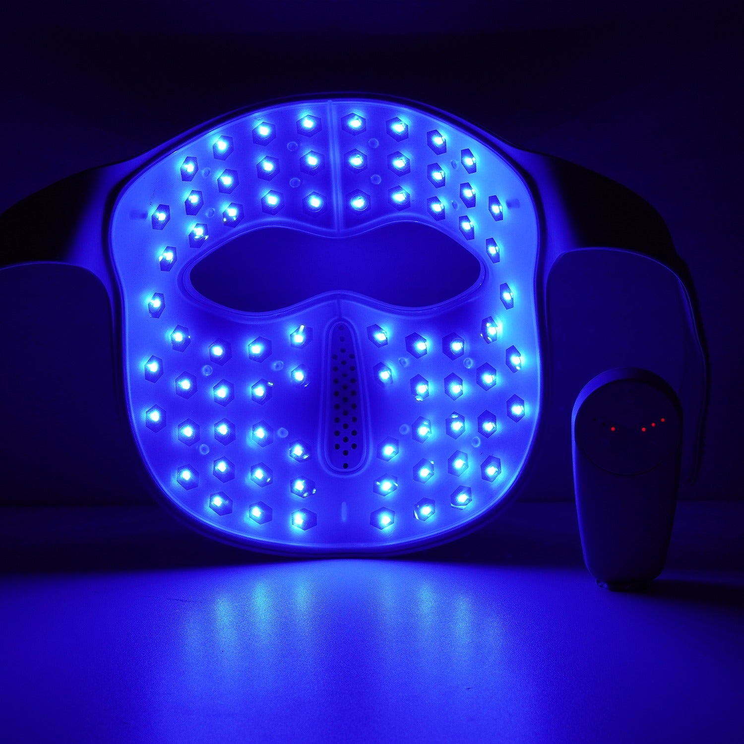 Sheskn blue light LED mask to help reduce breakouts and purify the skin